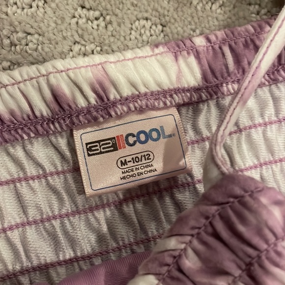 Purple tie dye girls sundress - Picture 2 of 5